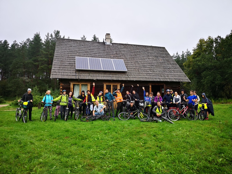 Noortevahetus ratastel Lõuna-Eestis 20. - 30. august 2021